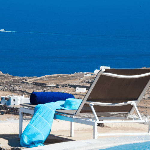 Freie Sicht auf das Ägäische Meer